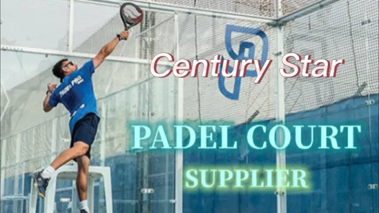 Century Star 2023 Heißer Verkauf Panorama-Padelplatz Canchas De Padel Outdoor-Paddel-Tennisplatz zu verkaufen